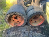 (4) Solid Tires