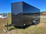 New 2025 7x16 Enclosed Trailer