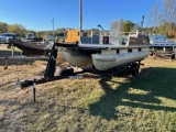 Sun Tracker Pontoon Boat and Trailer