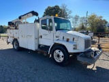 2003 Freightliner FL60 Crane Mechanic Truck, VIN # 1FVABRBV53DK60911