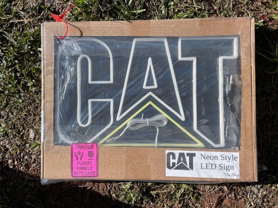 Neon CAT Light Up Sign