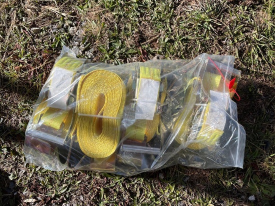 (4) Ratchet Straps 2in x 27ft