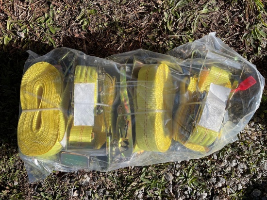(4) Ratchet Straps 2in x 27ft
