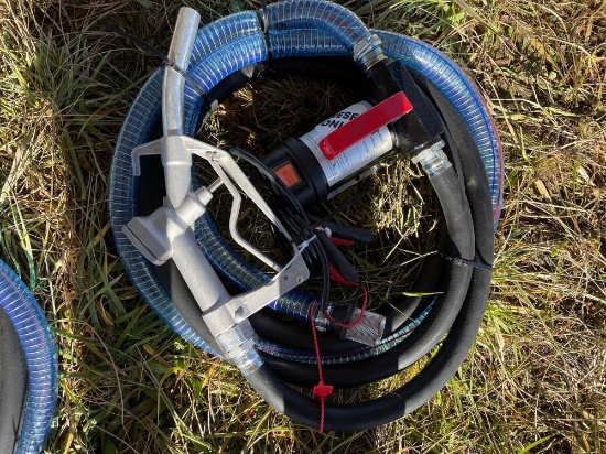 New/Unused 12V Diesel Fuel Pump w/ Hose