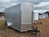 New 2025 High Country Cargo 6x12 Enclosed Trailer, VIN # 7FWBE1215S1032796