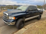2004 Dodge Ram 4X4 Truck, VIN # 1D7HU18D74J260440
