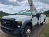 2008 Ford F-550 Bucket Truck, VIN # 1FDAF56R28EA93524
