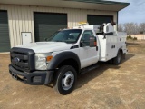 2016 Ford F-550 4X4 Service/Lube Truck, VIN # 1FDUF5HY8GEA04300