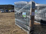 New/Unused 14ft Bi-Parting Iron Gate (Cow Design)