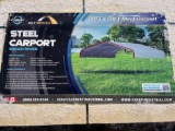 New/Unused 20ft X 20ft Steel Carport