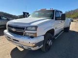 2005 Chevrolet 3500 Silverado 4x4 Dually Truck, VIN # 1GCJK33205F824386
