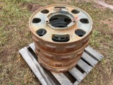 (4) Compactor Wheels