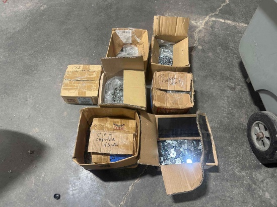 (7) Misc. Boxes of New Nuts, Bolts, and Washers
