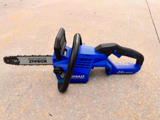 Kobalt 24V Brushless Chainsaw