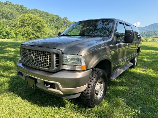 2003 Ford Excursion 4x4 (MPV), VIN # 1FMSU43PX3EC07978