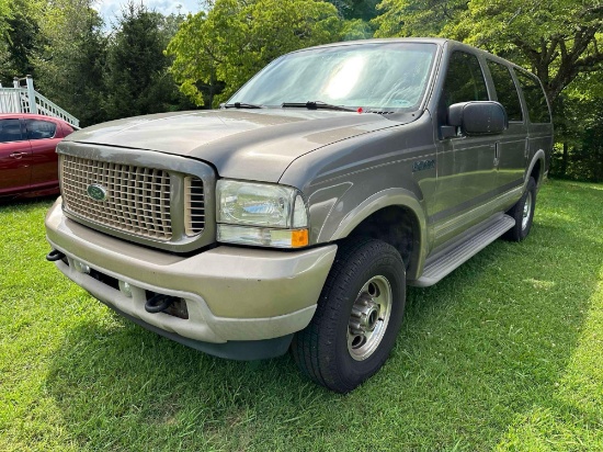 2003 Ford Excursion 4x4 (MPV), VIN # 1FMSU45F83EA56644