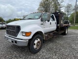 2003 Ford F-650 Flatbed Truck, VIN # 3FDNW65243MB03484