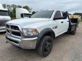 2013 Ram 4500 4x4 Flatbed Truck, VIN # 3C7WRLEL2DG592574