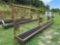 (1) HD 24ft Free Standing Corral Panel with Feed Bunk