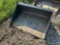 New/Unused 36in Mini Skidsteer Smooth Bucket