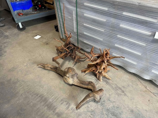 (3) Drift Wood Pieces