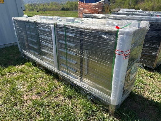 New/Unused 10ft 18 Drawer Stainless Steel Workbench
