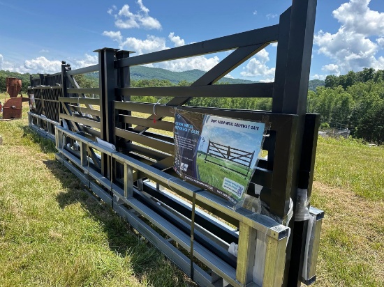 New/Unused 20ft Farm Metal Driveway Gate