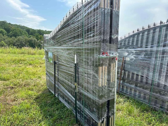New/Unused 20ft Bi-Parting Iron Gate (Elk Design)