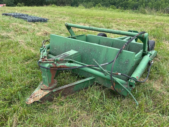 6ft Pull Type Hydraulic Dirt Pan