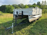 2004 20ft Explorer Pontoon Boat and Trailer