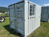 8ft x 6ft Container with Side Door