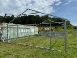 (1) HD 27ft x 24ft Full Garage Kit Metal Building Frame