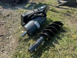 New/Unused Mini Skidsteer Auger and Bit