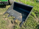 New/Unused 36in Mini Skidsteer Tooth Bucket