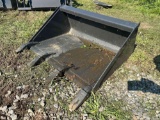 New/Unused 36in Mini Skidsteer Tooth Bucket