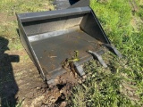 New/Unused 36in Mini Skidsteer Tooth Bucket