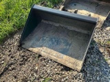 New/Unused 36in Mini Skidsteer Smooth Bucket