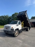 2007 GMC C7500 Dump Truck, VIN # 1GDK7C1377F410473