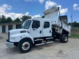 2010 Freightliner M2 106 Crew Cab Dump Truck, VIN # 1FVAC2BS5ADAP9253