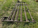 (1) 12ft Livestock Panel with 4ft Walk Through Gate