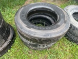 (3) Goodyear 10R 22.5 Tires