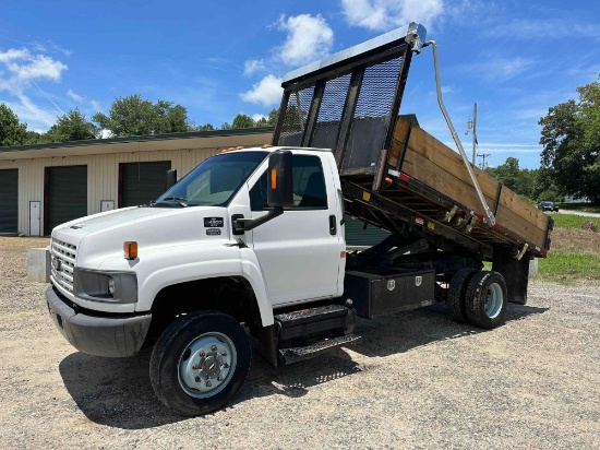 2007 Chevrolet C4500 4x4 Dump Truck, VIN # 1GBE4C3247F411826