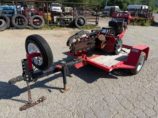 Barreto 912 Trencher and Trailer