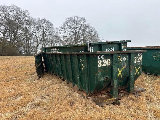 (2) 30 Yard Roll Off Dumpsters
