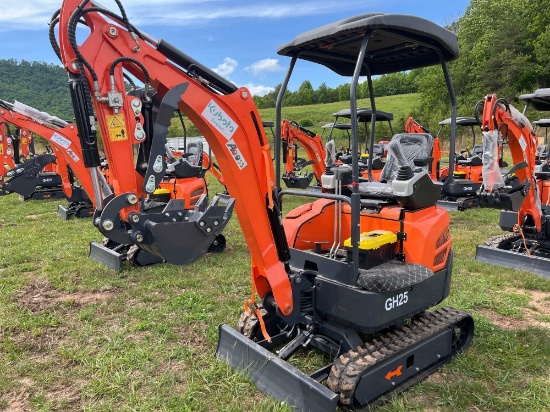 New/Unused Aboss GH25 Mini Excavator