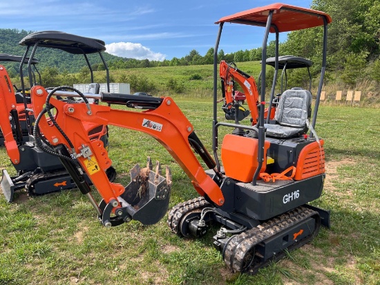 New/Unused Aboss GH16 Mini Excavator