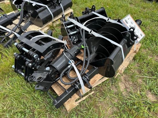 New/Unused AGT Industrial Mini Excavator Attachment Set