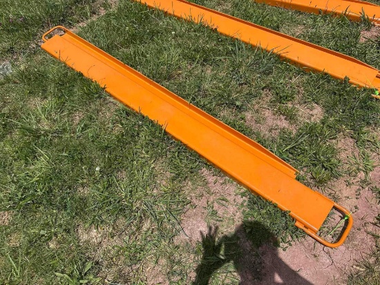 New/Unused 76in Pallet Fork Extensions