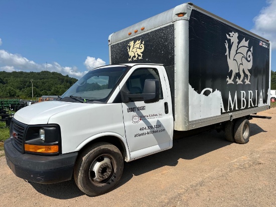 2014 GMC Savana Box Truck, VIN # 1GD374BG6E1176588