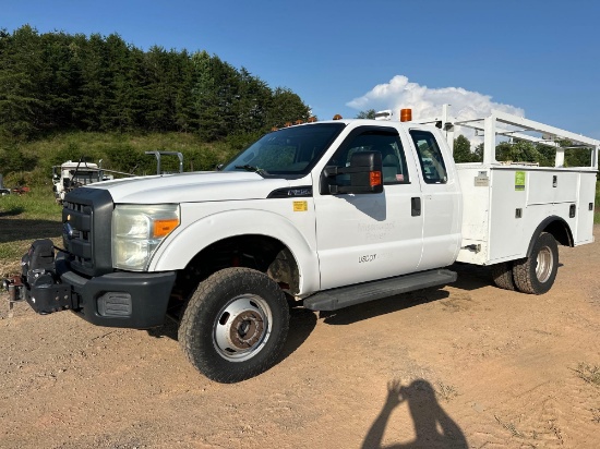 2016 Ford F-350 4x4 Service Truck, VIN # 1FD8X3H63GEA58895
